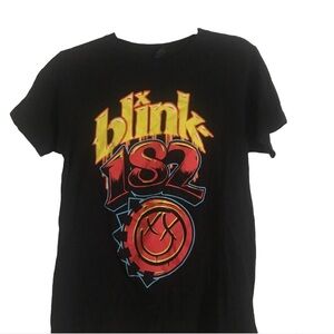 Tultex Black Blink 182 Graphic Tee T-shirt